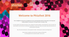 Desktop Screenshot of phizzfest.ie